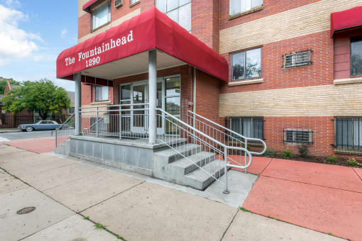 The Entrance to our Apartment at Fountainhead Apartments, Colorado, 80203