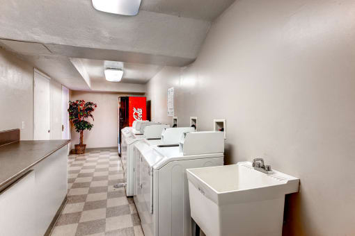 Community Laundry Facility at Fountainhead Apartments, Denver, CO, 80203