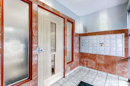 The Mailbox area at Fountainhead Apartments, Colorado