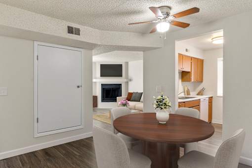 Dining Area in Classic Unit at Horizon East Apartments