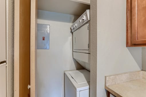In-Unit Washer & Dryer at Ladera Apartments