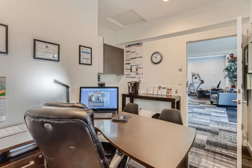 Inside Our Leasing Office at Ladera Apartments