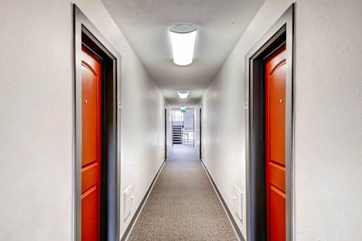 Hallway at Off Broadway Flats