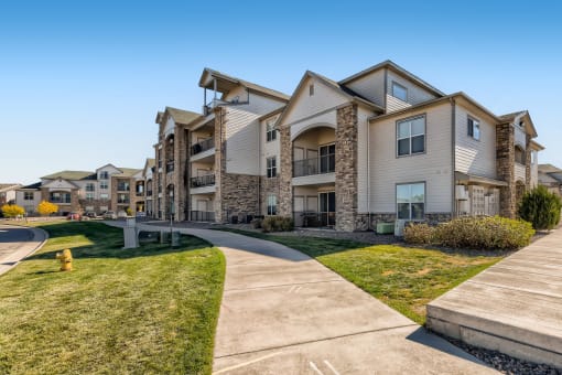 Exterior of our Class-A Condominium Rental Community and Property at Fox Run Lofts Apartments