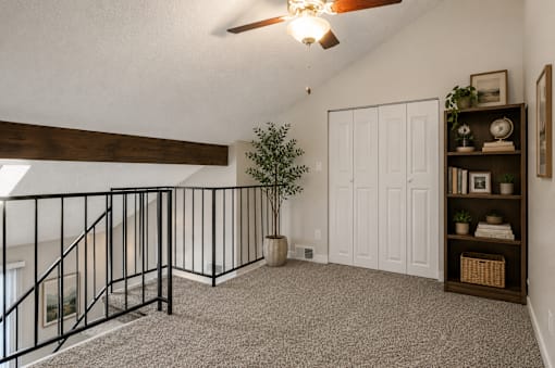 The Loft with Closet at Hilltop View Apartments