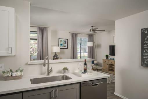 Modern kitchen at Trevi Apartment Homes, Chandler, 85224