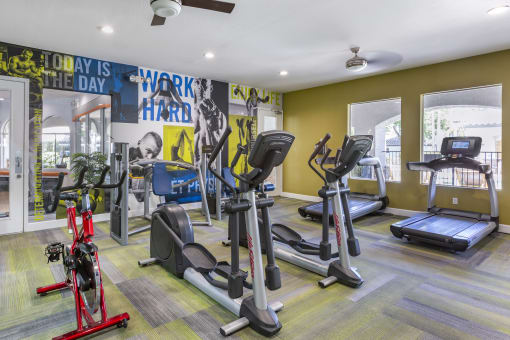 Gym at Boulders at Lookout Mountain Apartment Homes, Phoenix