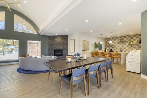 With modern furnishings, enhanced lighting, and comfortable seating areas, it’s the perfect spot to meet with our leasing team, connect with neighbors, or simply unwind.