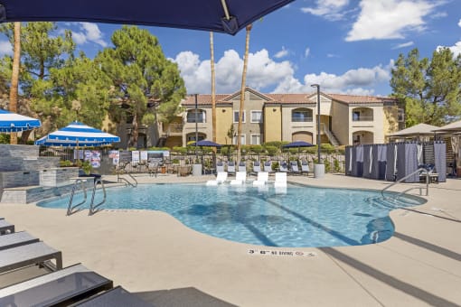 With sparkling water, new lounge chairs, and enhanced landscaping, our pool area is the perfect place to soak up the sun, unwind, and enjoy a refreshing swim.