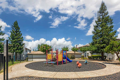 Our community at Ascent at the Galleria features a fun and safe playground, providing a great outdoor space for children to play and families to enjoy together.