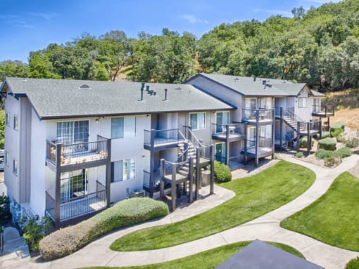 Resort style community at Crooked Oak at Loma Verde Preserve, Novato, California