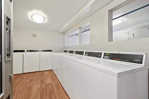 Dedicated laundromat at Twenty 2 Eleven, Canoga Park, CA
