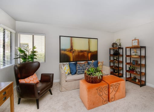 Large Living Room at La Serena Apartments in Bernardo Heights, CA