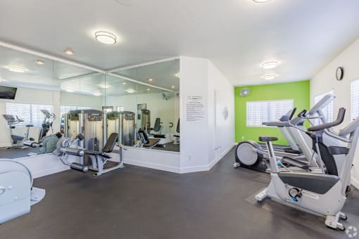 the gym  at La Serena, San Diego, California