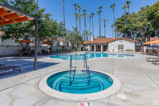 take a dip in the resort style pool at La Serena, San Diego, 92128