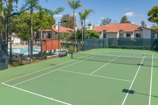Tennis Court  at La Serena, California