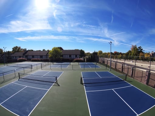Muliple Tennis Courts