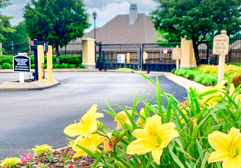 Controlled gated entry for 1, 2, and 3 bedroom Apartment Homes at Sonoma Grande Tulsa, OK