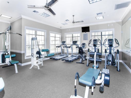 Gym - Estancia Apartments For Rent Tulsa OK - 1, 2 , and 3 Bedroom Units Available