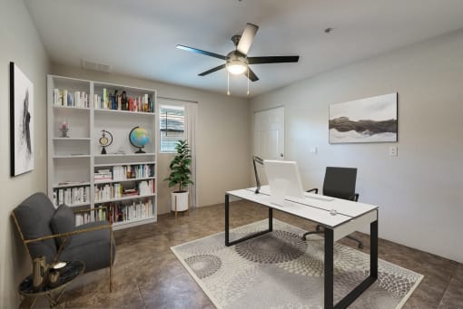Living Room at Dolce Villagio Townhomes, Tempe, Arizona