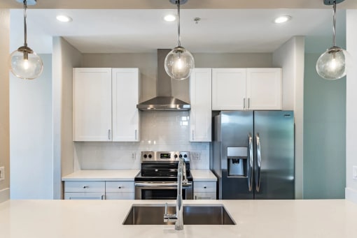 Spacious Kitchen at Dolce Villagio Townhomes, Tempe, Arizona
