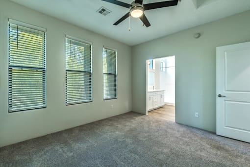 Carpeted Bedroom at Dolce Villagio Townhomes, Tempe, 85281