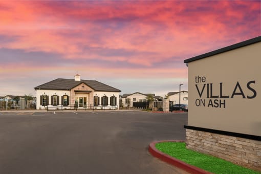 Property Signage at Villas on Ash, Gilbert Arizona  