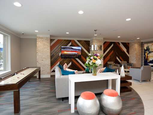 Interactive Clubhouse at Link Apartments® West End, Greenville, 29601