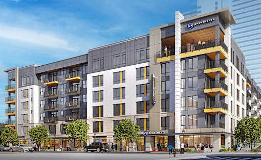 Brand new building with Winston Skyline views at Link Apartments® 4th Street, North Carolina, 27101