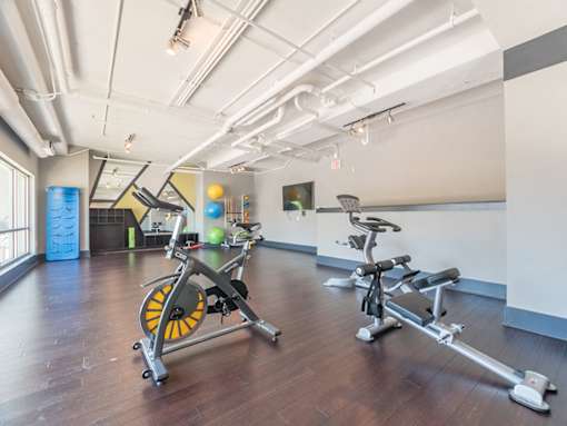 Peloton Bikes at Link Apartments® West End, Greenville, 29601