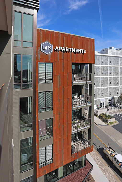Building Exterior at Link Apartments Innovation Quarter, Winston Salem, 27101
