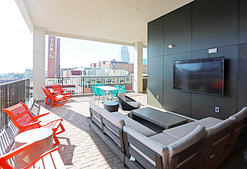 Rooftop Lounge at Link Apartments Innovation Quarter, Winston Salem, 27101