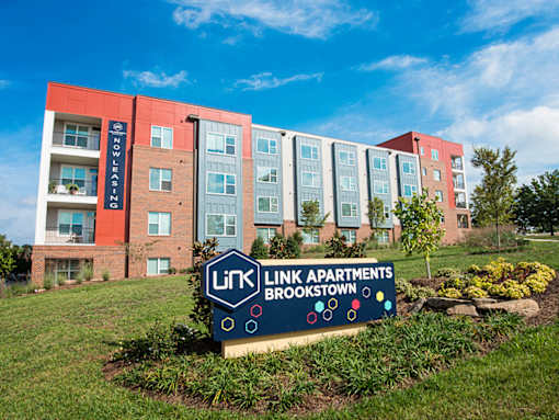 Property Signage at Link Apartments® Brookstown, Winston Salem, NC