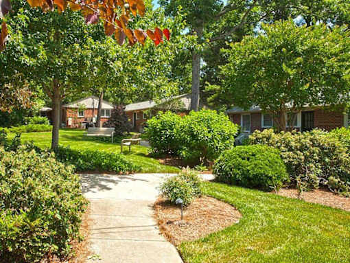 Green Space Walking Trails at Glen Lennox Apartments, Chapel Hill, NC
