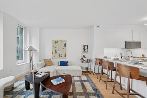 Living And Kitchen View at Link Apartments® QPN, Long Island City, 11101