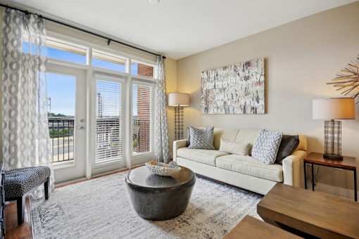 Living Room at Link Apartments® Brookstown, Winston Salem, NC