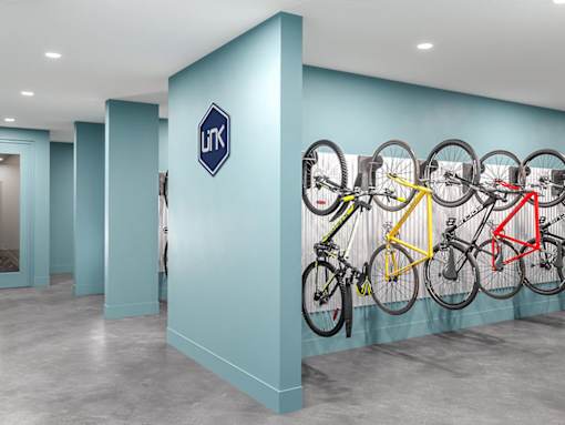 Bike Room at Link Apartments® Grant Park, Atlanta, Georgia