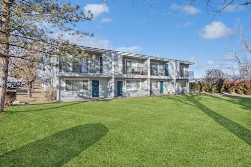 Exterior views of Vale Townhomes