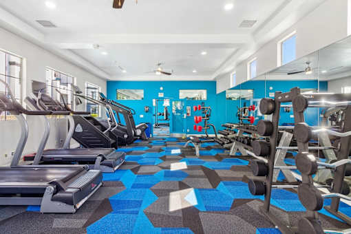 fitness center at Tribeca North
