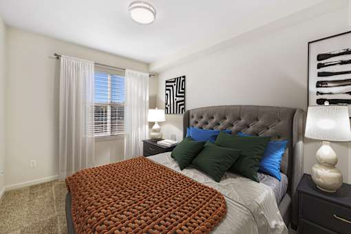 Bedroom at Maddox Apartments