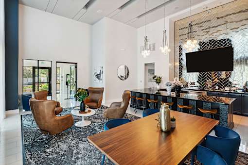 Lounge at Carillon Apartments