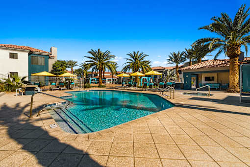 resort style pool