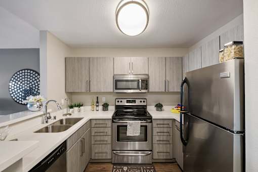 Modern Kitchen at Pine at 6th