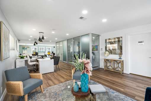 Leasing Office at The District Apartment Homes