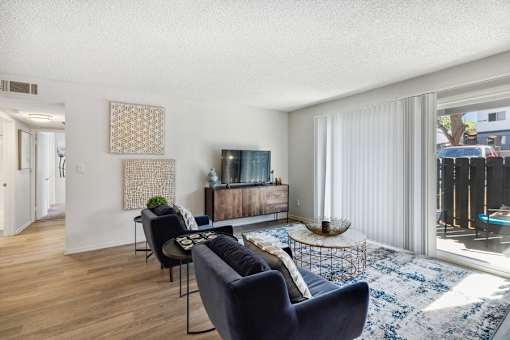 Living Room Views at The District Apartment Homes