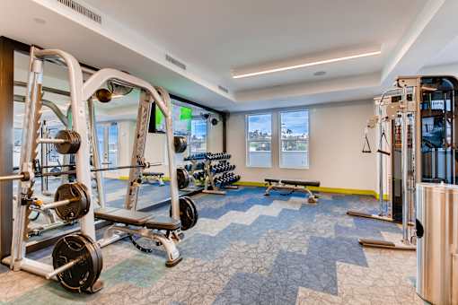 State of The Art Gym at The Rylan Apartments