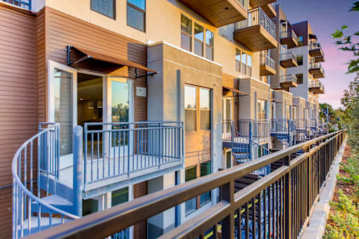 Patio Seating at The Rylan Apartments