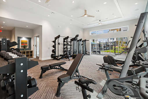 Fitness center at Brix 325