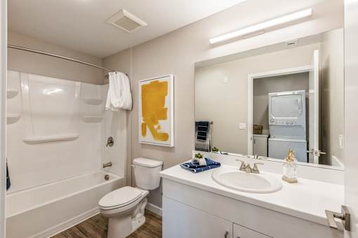 Bathroom at Parq Crossing Apartments