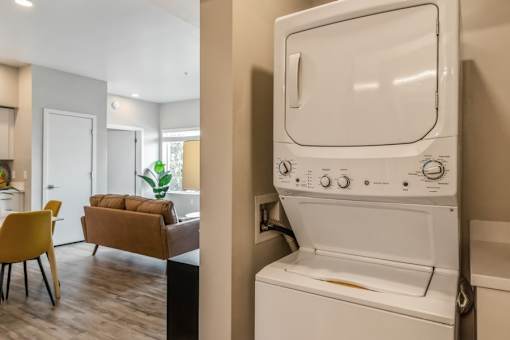 Washer and Dryer at Parq Crossing Apartments